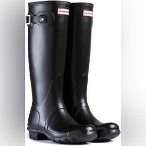 Hunter Original Tall Matte Black Boots